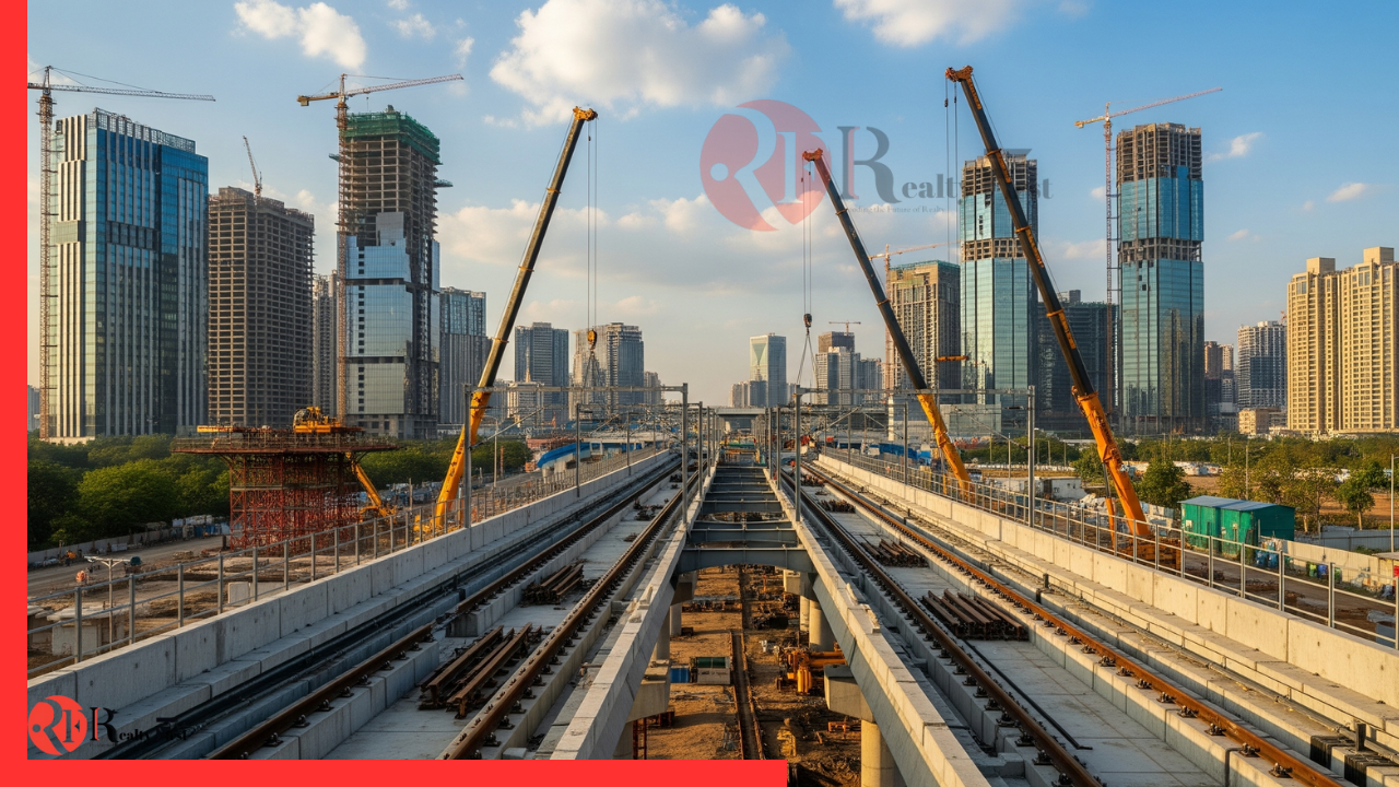 Read more about the article Haryana CM, Union Urban Development Minister Lay Foundation Stone for Gurugram Metro Phase 1; Property Market Poised for Growth