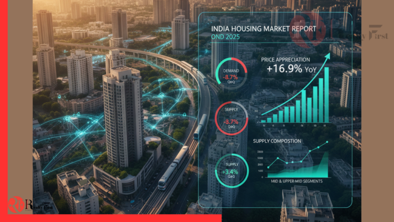 India Housing Market Moderates as Supply Rebounds in OND 2025
