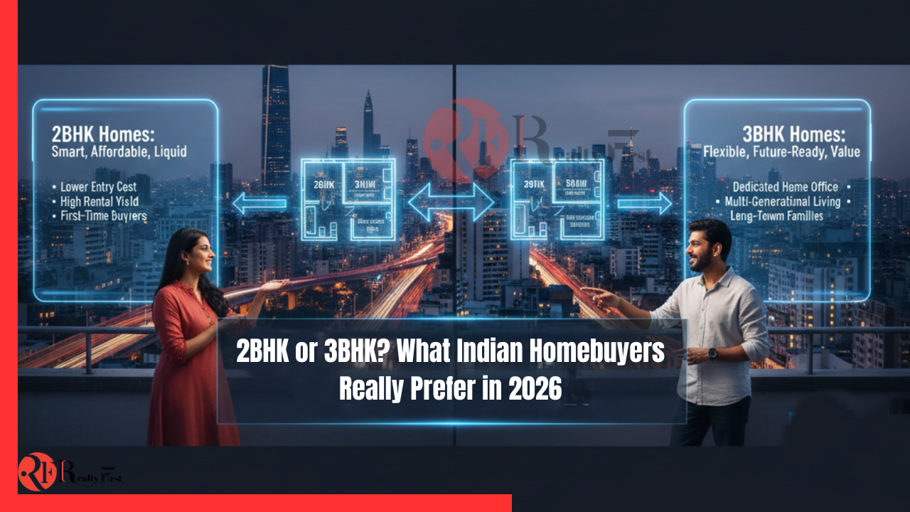 Read more about the article 2BHK vs 3BHK: What Homebuyers Prefer in 2026 and Why It Matters