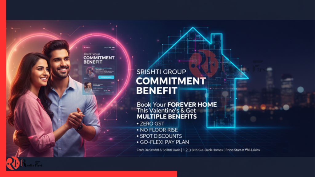 Srishti Group Introduces ‘Commitment Benefit’ on 1, 2 & 3 BHK Homes This Valentine’s