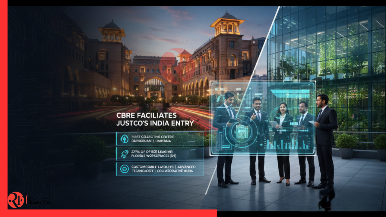 Read more about the article CBRE Facilitates JustCo’s India Entry; First THE COLLECTIVE Centre to Open in Gurugram