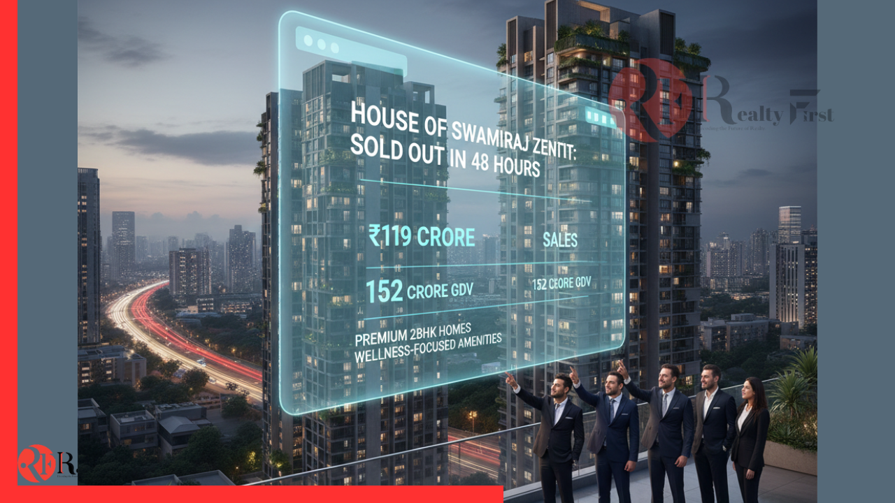 Read more about the article House of Swamiraj’s ZENITH 2BHK Project in Thane West Sold Out in 48 Hours, Records ₹119 Crore Sales