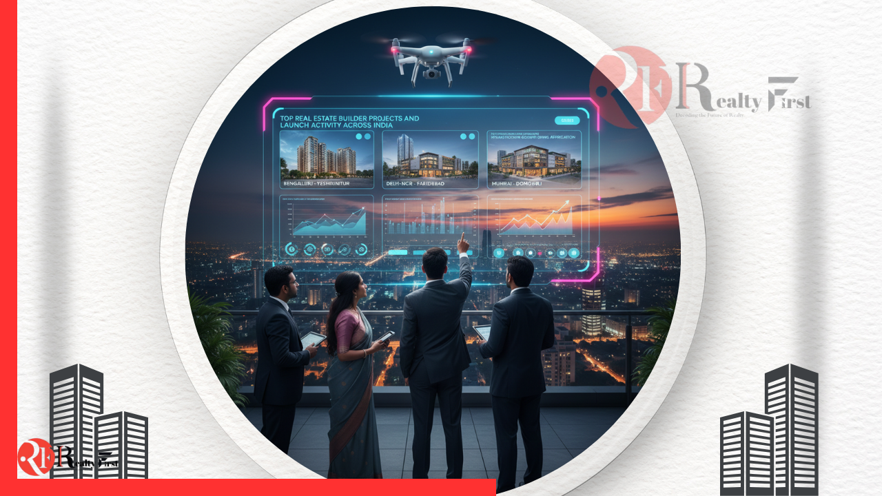 Read more about the article Top Real Estate Builder Projects and Launch Activity Across India