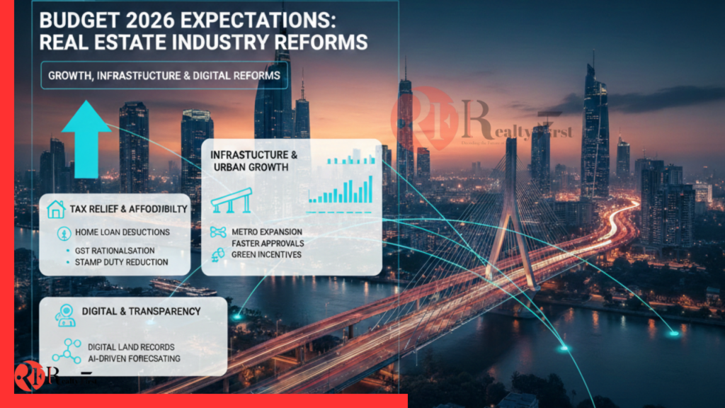 Budget 2026 Expectations: Real Estate Seeks Tax Relief & Infra Push