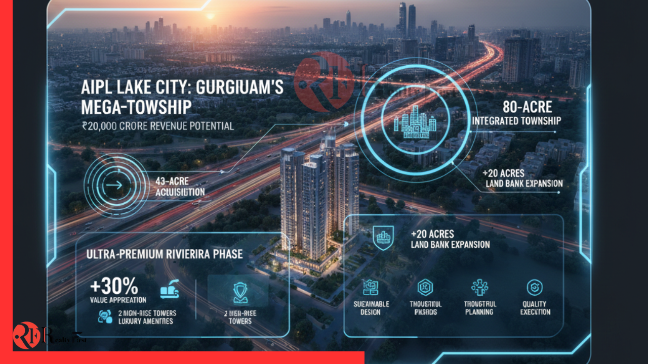 Read more about the article AIPL Acquires 43-Acre Land in Gurugram for ₹1,000 Crore Through DRT Process