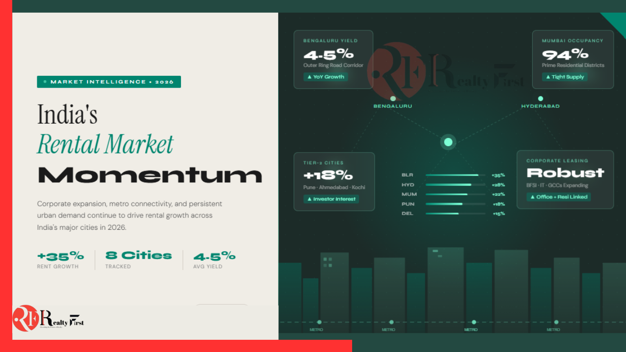 Read more about the article India’s Rental Markets Continue Upward Momentum in 2026, Driven by Corporate Expansion and Urban Demand