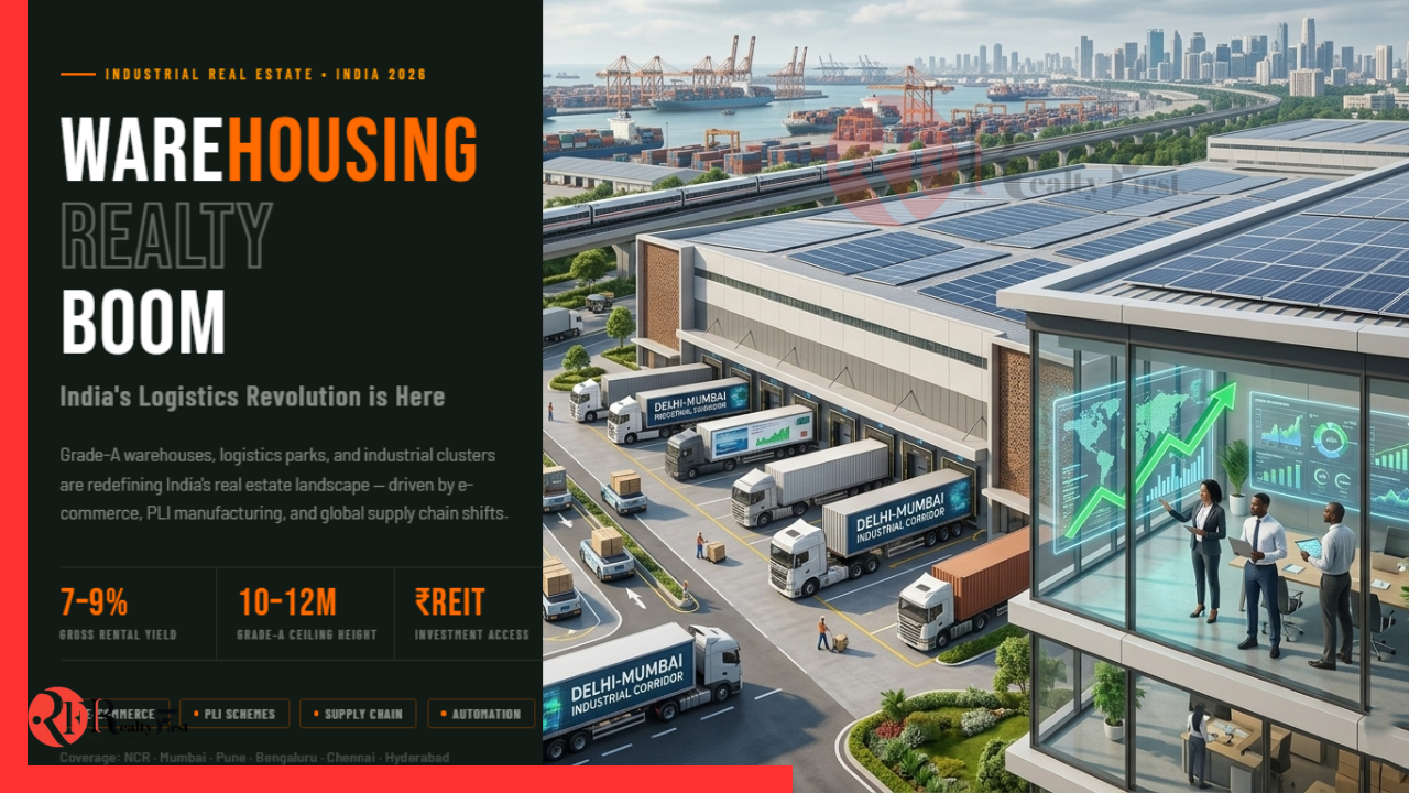 Read more about the article Warehousing & Logistics Realty Boom: What Is Driving India’s Industrial Real Estate Revolution in 2026