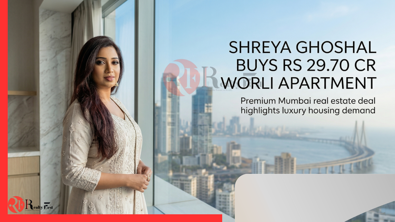 Read more about the article Shreya Ghoshal Buys Rs 29.70 Crore Apartment in Mumbai’s Worli