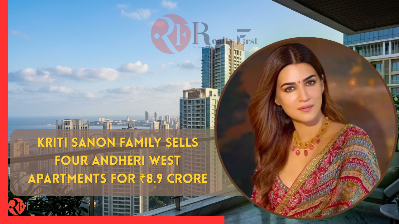 Read more about the article Kriti Sanon, Nupur Sanon and Geeta Sanon Sell Four Mumbai Apartments for ₹8.9 Crore