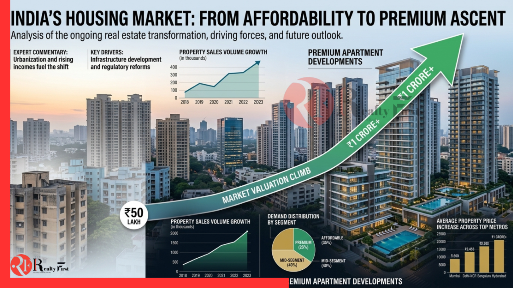 India's Housing Market Shifts as ₹1.5–3 Crore Homes Gain Share