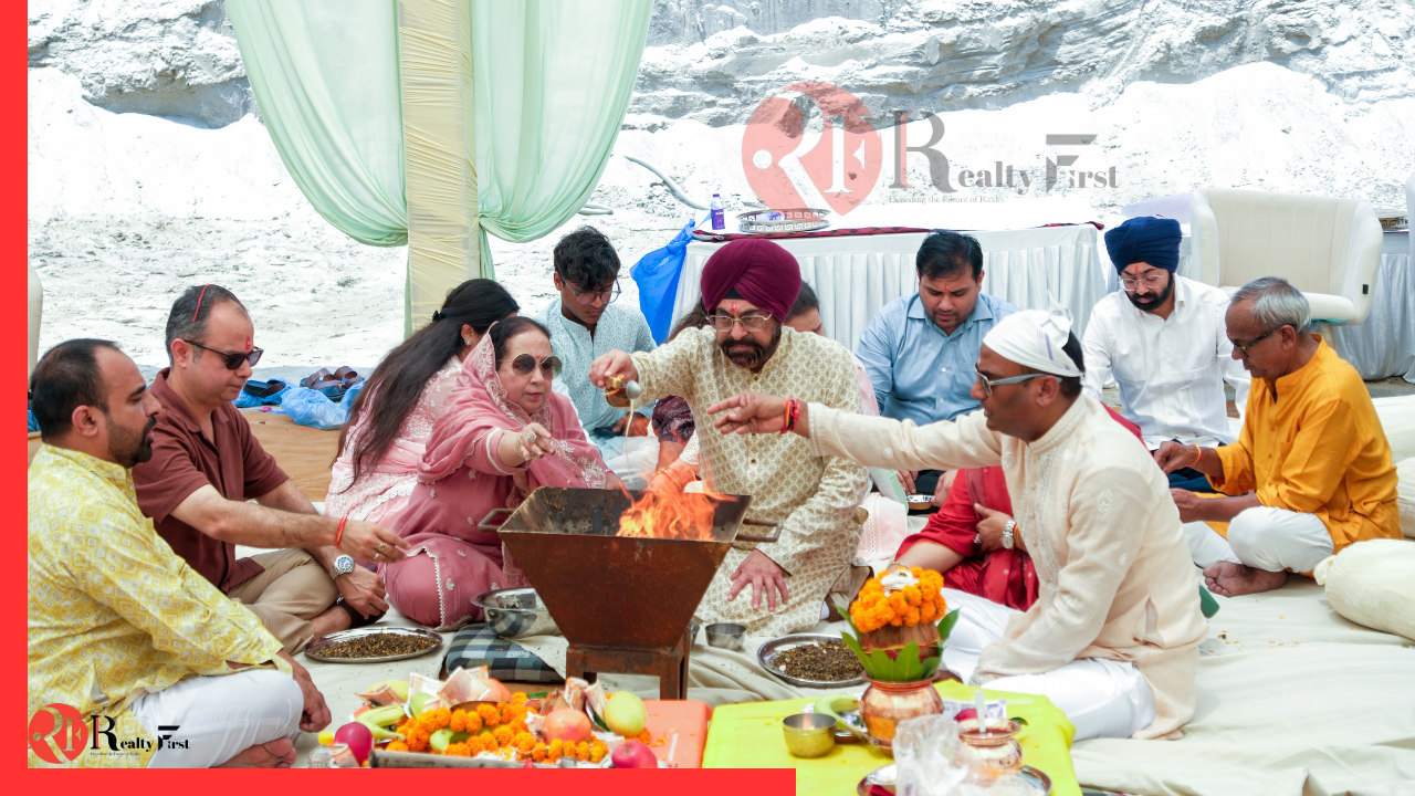 Read more about the article Karyan Group Performs Bhoomi Poojan for ₹900 Crore Trevana Residences on NH-24, Ghaziabad