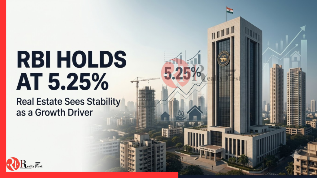 RBI Repo Rate 5.25%: Impact on Real Estate & Homebuyers