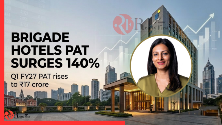 Brigade Hotel Ventures Q1 FY27 PAT Surges 140% to ₹17 Crore