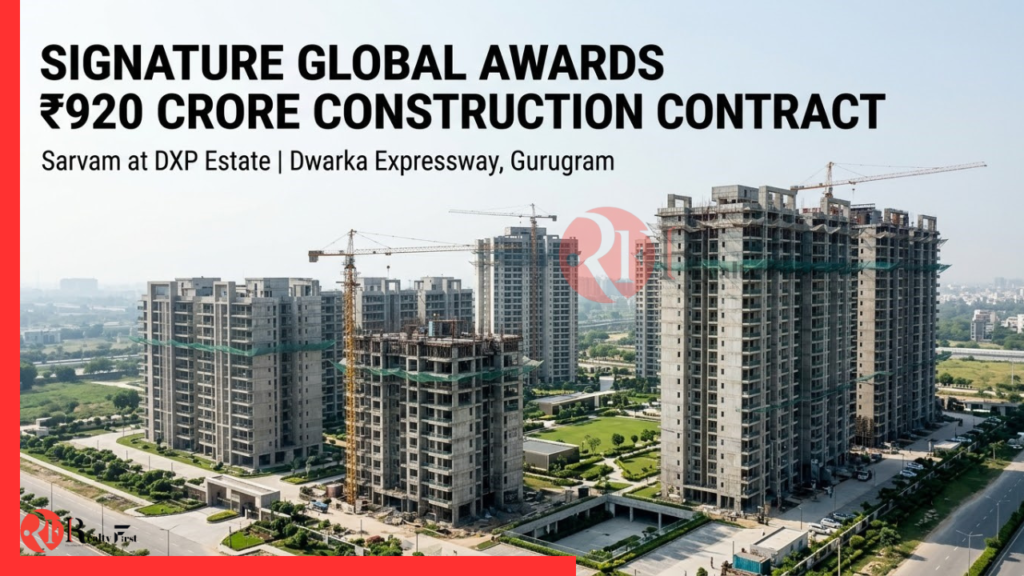 Signature Global Awards ₹920 Crore Construction Contracts