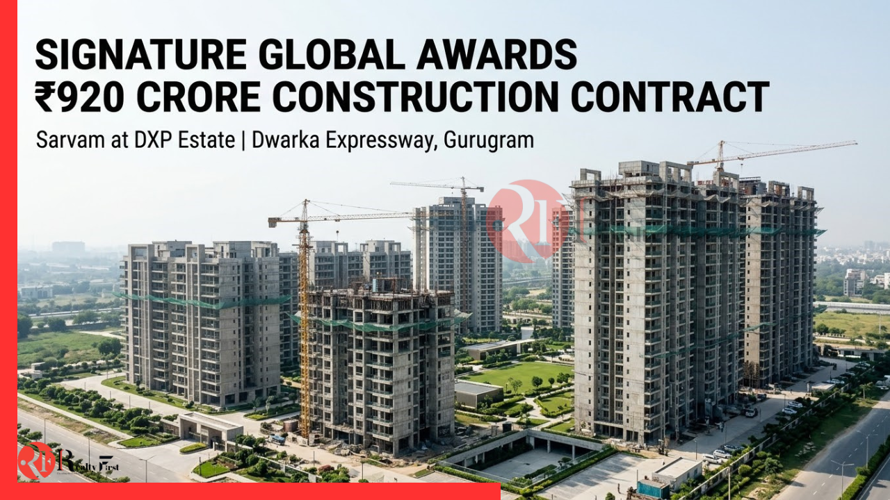 Read more about the article Signature Global Awards INR 920 Crore Construction Contracts for Sarvam at DXP Estate