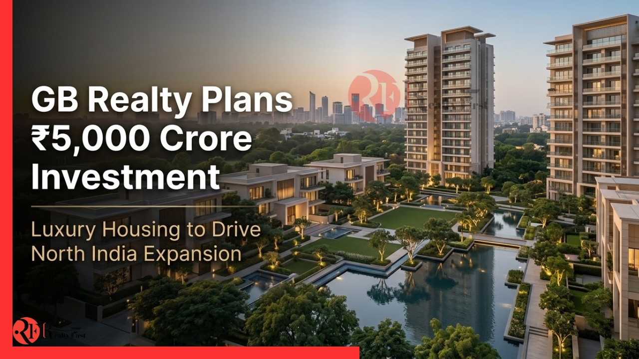 Read more about the article GB Realty Plans ₹5,000 Crore Investment Over Three Years, Targets Expansion Across North India