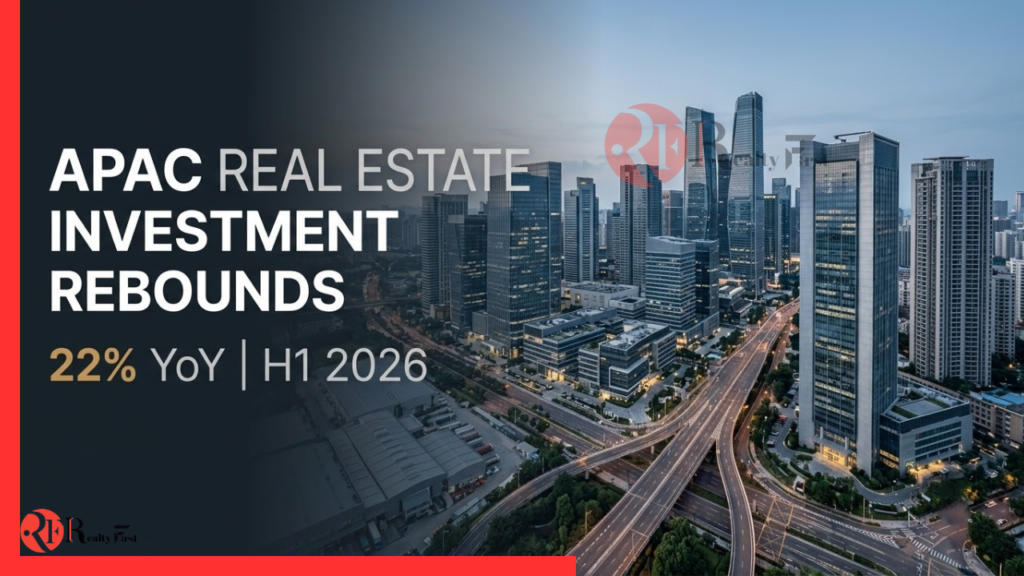 APAC Real Estate Investment Rises 22% in H1 2026