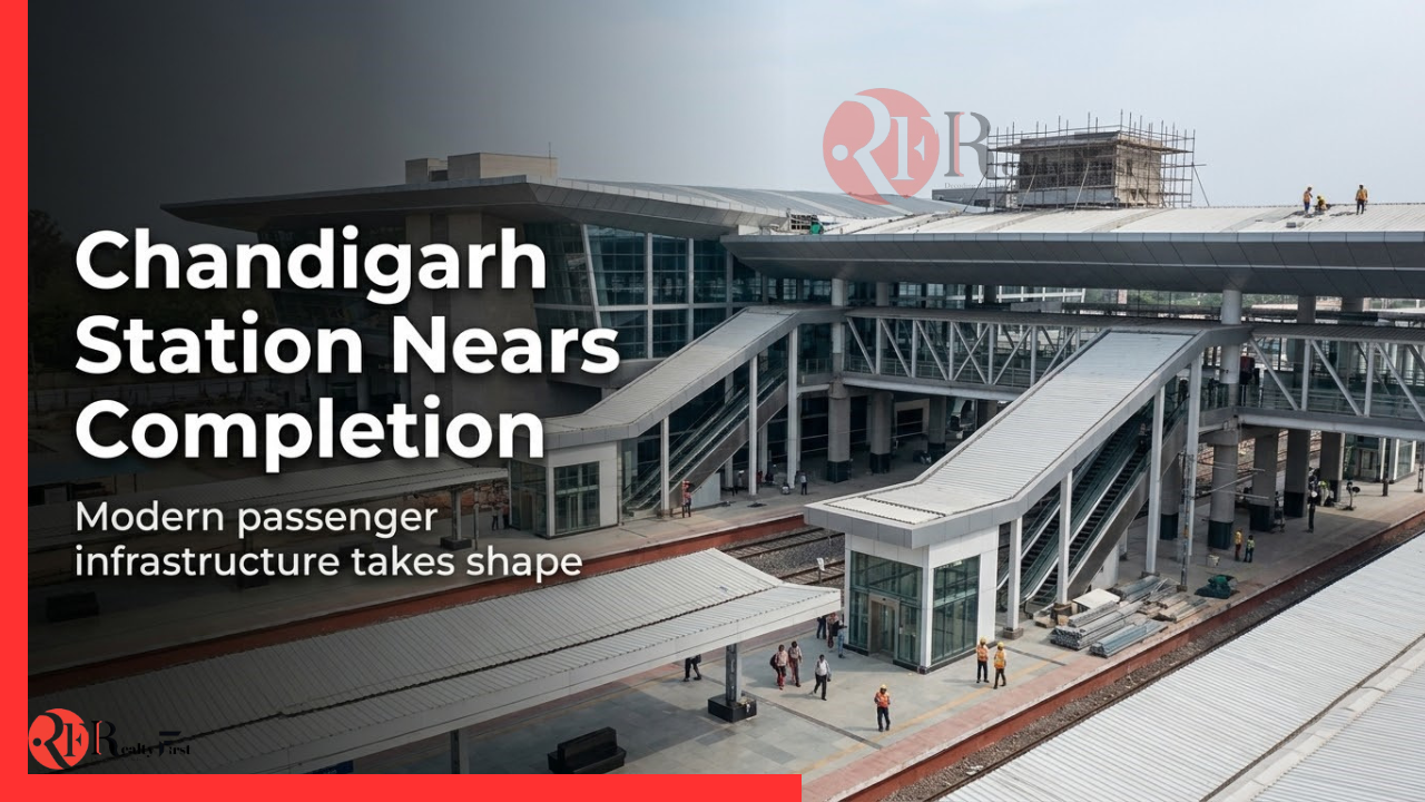Read more about the article Chandigarh Railway Station Redevelopment Nears Completion With 90% Work Done