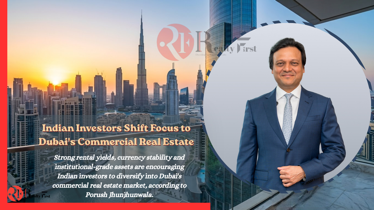 Read more about the article Indian Investors Shift Focus to Dubai’s Commercial Real Estate for Long-Term Growth, Says Porush Jhunjhunwala