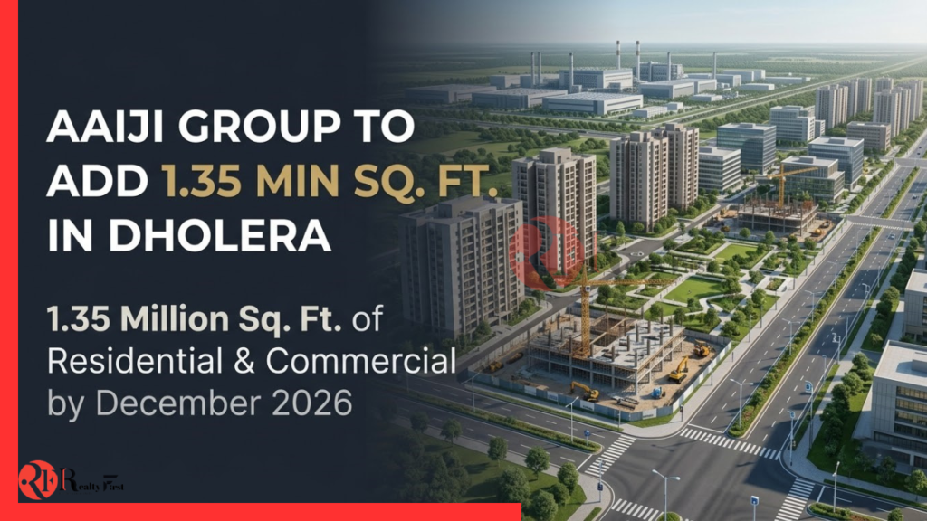 Aaiji Group to Add 1.35 Million Sq. Ft. Space in Dholera by 2026