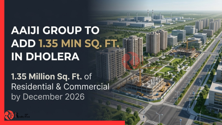 Aaiji Group to Add 1.35 Million Sq. Ft. Space in Dholera by 2026