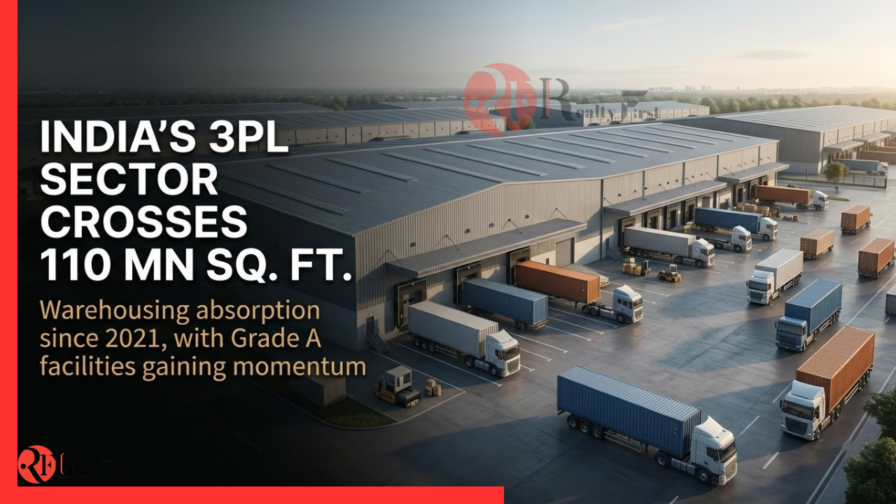 Read more about the article India’s 3PL Sector Absorbs Over 110 Million Sq. Ft. of Warehousing Space Since 2021: JLL