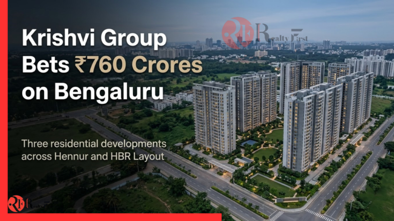 Krishvi Group to Invest ₹760 Crores in Bengaluru Residential Projects