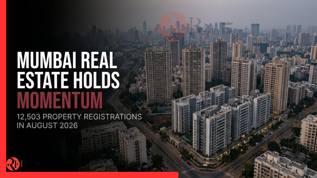 Mumbai Property Registrations Rise 11% YoY in August 2026
