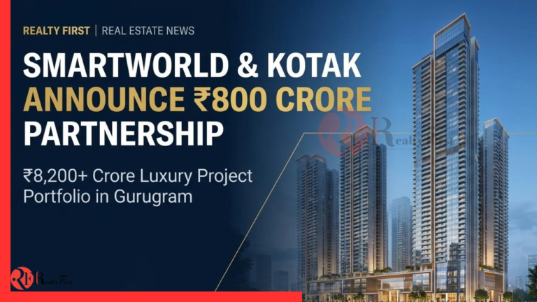 Smartworld Developers, Kotak Realty Fund Announce ₹800 Crore Deal