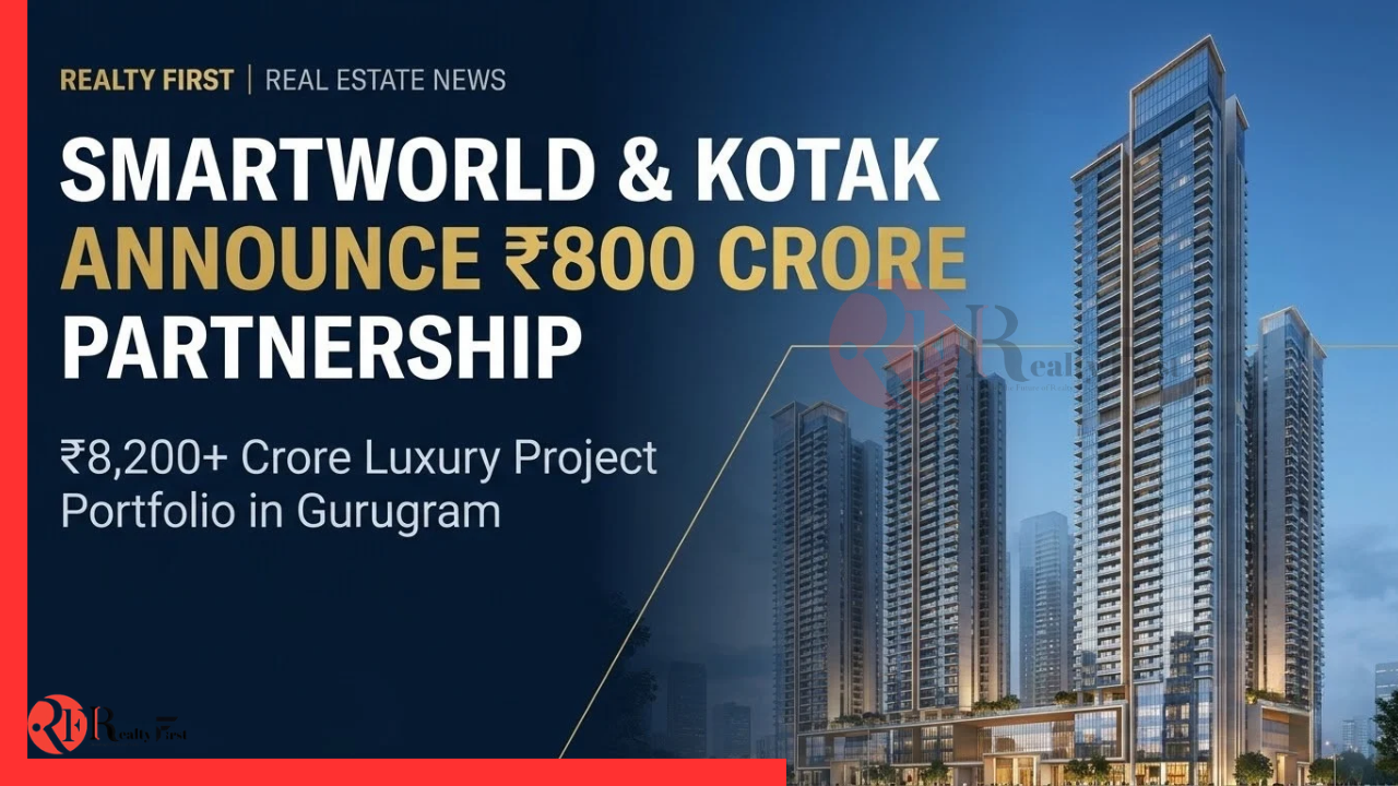 Read more about the article Smartworld Developers, Kotak Realty Fund Announce ₹800 Crore Partnership for Luxury Projects in Gurugram