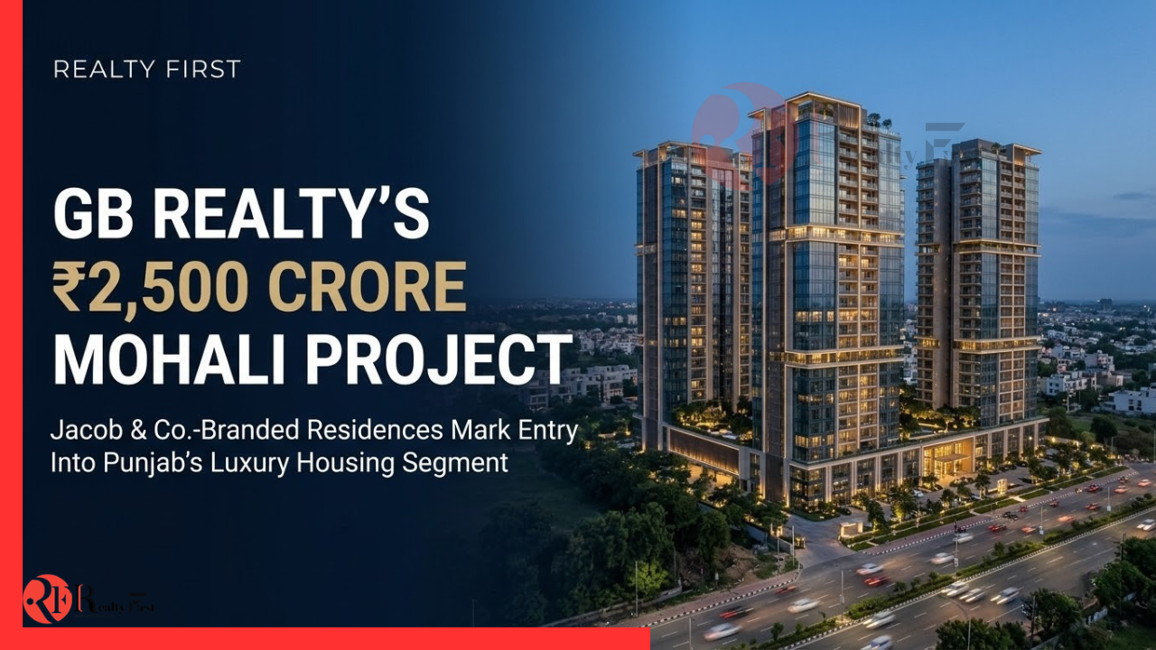 Read more about the article GB Realty Announces Jacob & Co.-Branded Residences in Mohali, Plans ₹2,500 Crore Investment