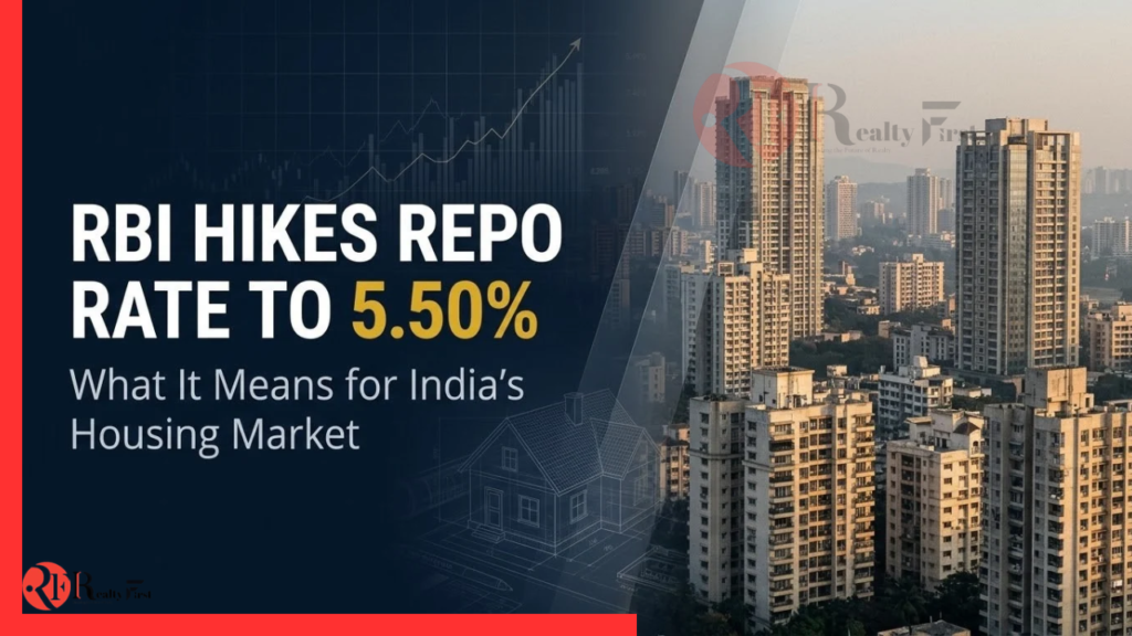 RBI Repo Rate Hike to 5.50%: Impact on India's Real Estate Market
